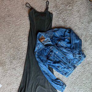 H&M Rib Knit Maxi Dress